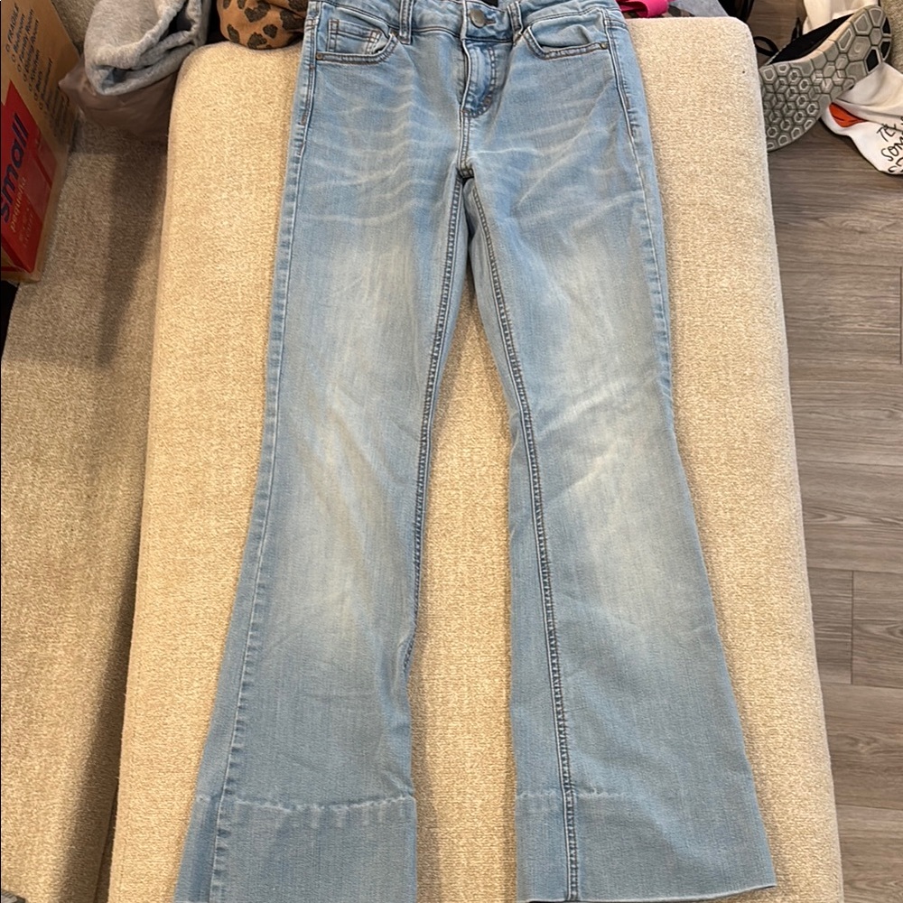 Refuge Blue Flare Denim Jeans